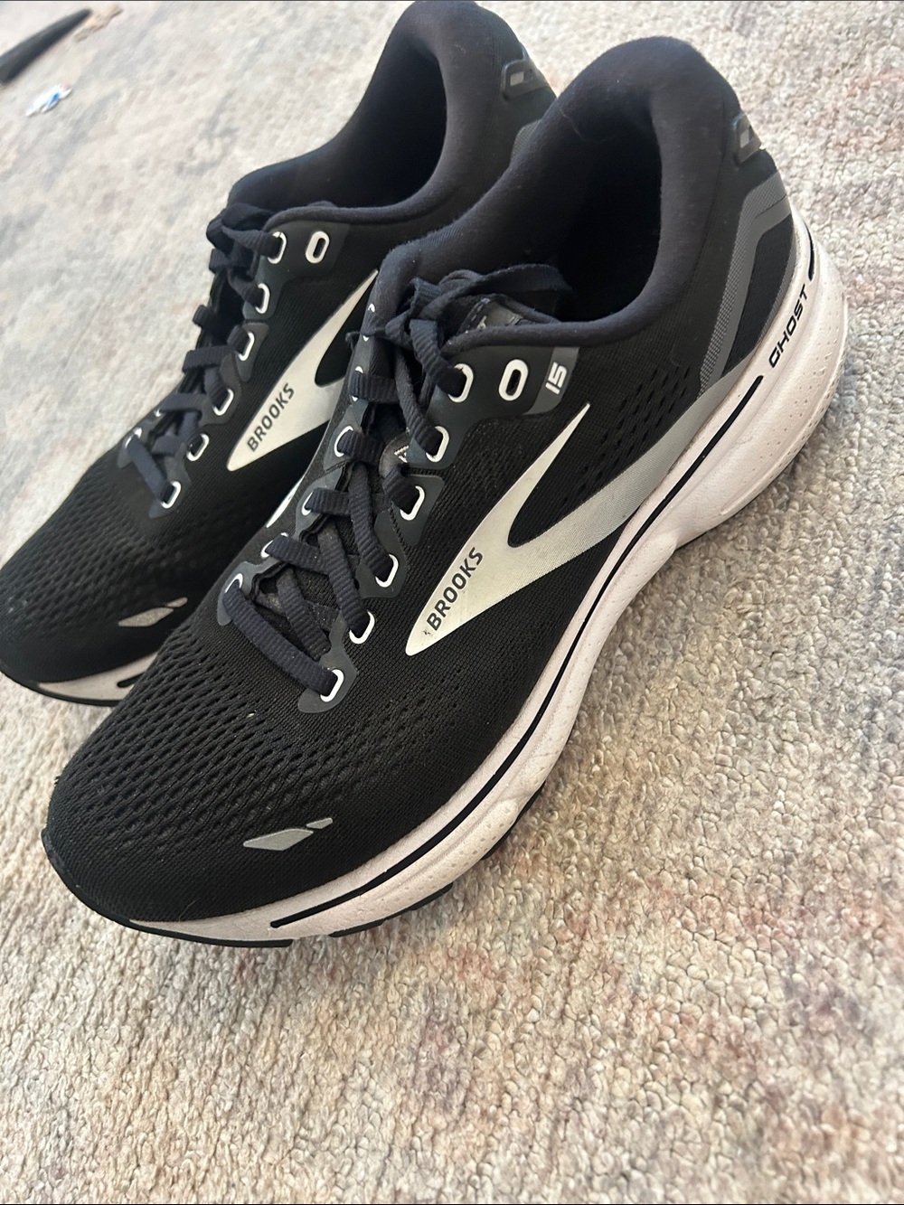 Brooks Ghost 15 Women's Size 6.5 B (Medium) Running Shoes Black